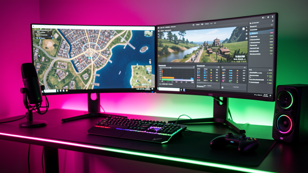 Streamer setup